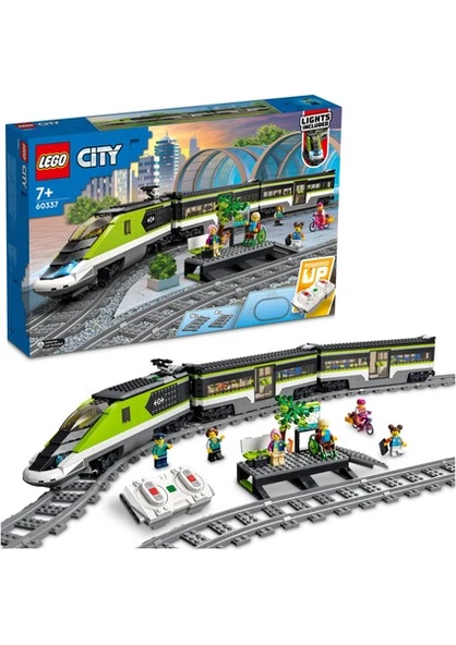 LEGO® City Ekspres Yolcu Treni 60337 - 7 Yaş ve Üzeri Çocuklar Için Powered Up Teknolojili Oyuncak Tren Yapım Seti (764 Parça)