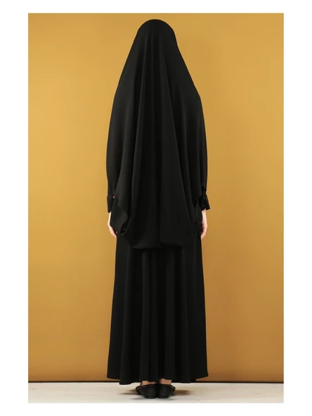 Çarşaf Soft Bütün Peçeli Sultanbaş - 2