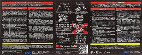 Did 520-110Vx3 2005-2019 Suzuki DRZ400 SM Uyumlu Zincir Vx3 Xring Gold (Sarı) Renk - Resim 8