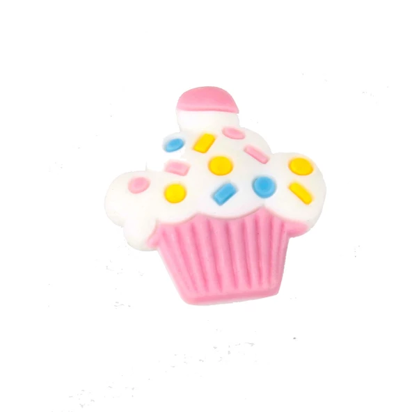 CUPCAKE TASARIM SİLİKON  crcs TERLİK SÜSÜ-C1