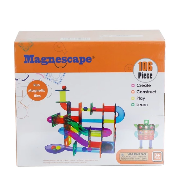 88106 Magnescape Run Manyetik Tiles 106 Parça -Başeltoys