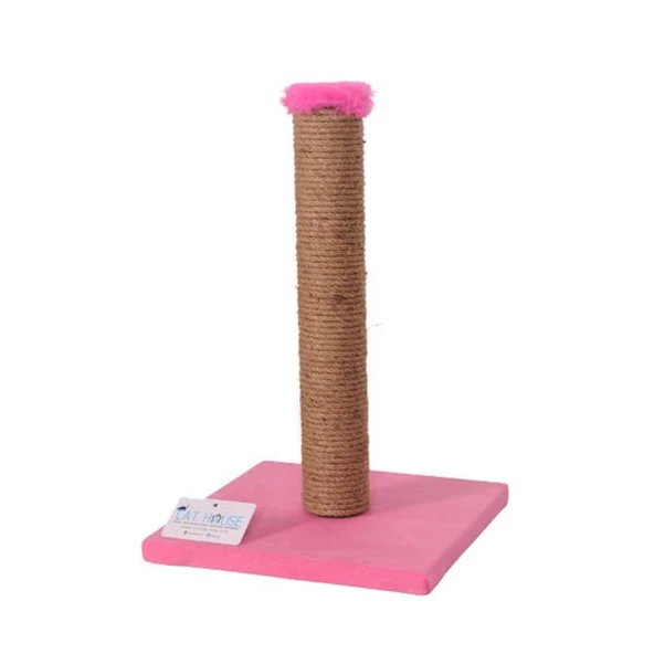 Cat Hause T01 Kedi Tırmalama Tahtası Pembe 42 Cm