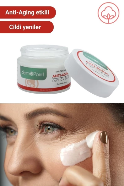 dermoPoint Kolajen + Peptit Kırışıklık Karşıtı Anti-Aging Etkili Günlük Bakım Kremi 50 ml - 4