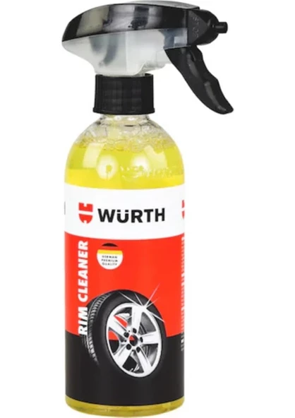 Würth 3 Lü Set Oto Yıkama Süngeri, Sentetik Güderi Bez, Jant Temizleme Spreyi 400 ml Jant Temizleme Seti - 3