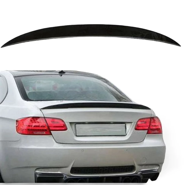 AUTOGP Bmw e92 bagaj üstü spoiler siyah boyalı plastik 2005 / 2012 - 2