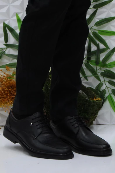 Pierre Cardin 67323 Siyah Comfy Orijinal Ürün Hakiki Deri Erkek Ayakkabı - Resim 2