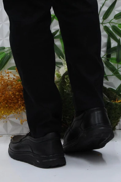 Pierre Cardin 67406 Siyah Comfy Orijinal Ürün Hakiki Deri Erkek Ayakkabı - Resim 4