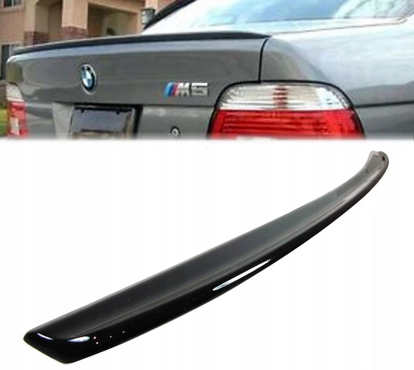 AUTOGP Bmw e39 bagaj üstü spoiler siyah boyalı plastik 1995 / 2003 - 2