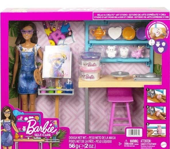 Barbie Sanat Atölyesi Oyun Seti HCM85