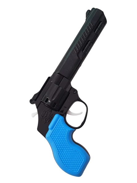 Büyük Kovboy Tabancası 5 Paket 720 Adet Kapsül Mantar Mavi - Resim 2