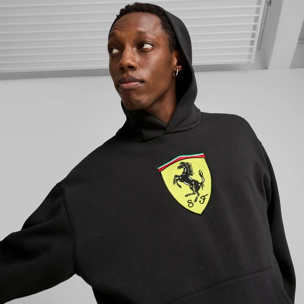 Puma 62705401 Ferrari Bigshield Hdie Erkek Sweatshirt - 4