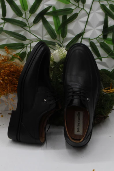 Pierre Cardin 67323 Siyah Comfy Orijinal Ürün Hakiki Deri Erkek Ayakkabı - Resim 5