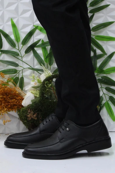 Pierre Cardin 67323 Siyah Comfy Orijinal Ürün Hakiki Deri Erkek Ayakkabı - Resim 3