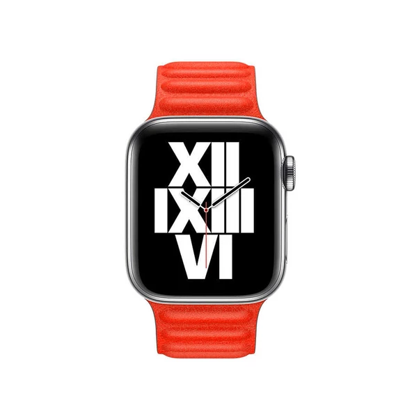 Apple Watch 44mm KRD-34 Deri Kordon - 1