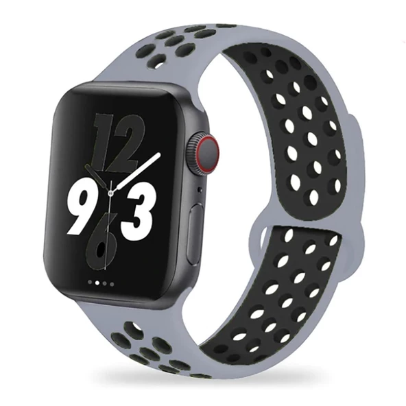 Apple Watch 38mm KRD-02 Silikon Kordon - 4