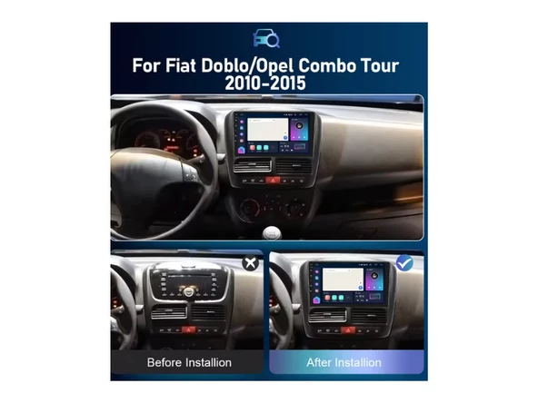 Fiat Doblo Multimedya D3 (2010-2015) 4 GB RAM 32 GB Hafıza 4 Çekirdek Navigold - Resim 9