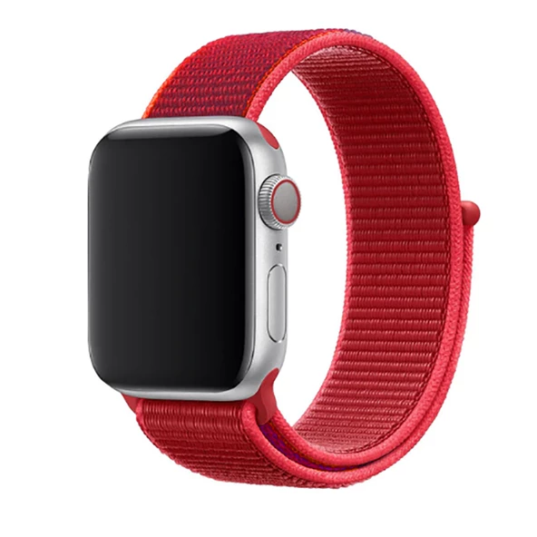 Apple Watch 44mm KRD-03 Hasır Kordon - 4