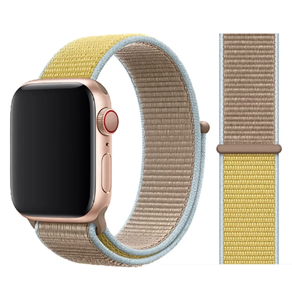 Apple Watch 42mm KRD-03 Hasır Kordon - 6