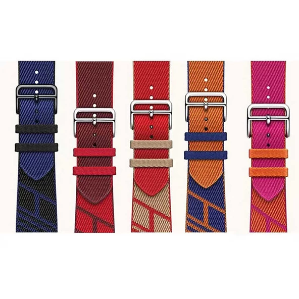 Apple Watch Ultra 49mm Kordon KRD-51 Hasır Strap Kayış - 9