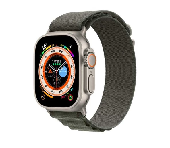 Apple Watch Ultra 49mm  KRD-74 Hasır Kordon - 8