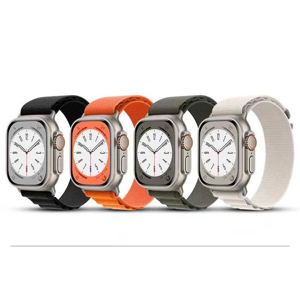 Apple Watch Ultra 49mm KRD-74 Hasır Kordon - 11