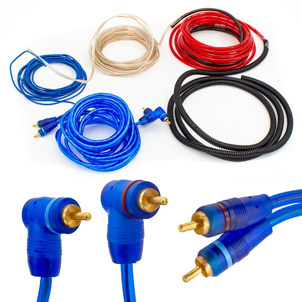 MAGICVOICE MV-2760 8 GA OTO ANFİ KABLO SETİ - 2