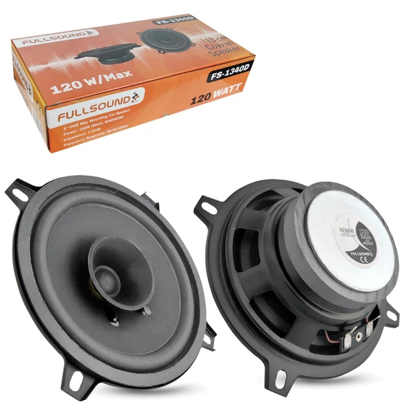 FULLSOUND FS-1340D Oto Hoparlör 13cm 120 Watt 2 Adet