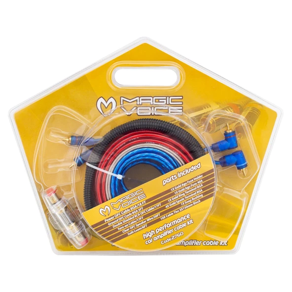 MAGICVOICE MV-2760 8 GA OTO ANFİ KABLO SETİ - 3