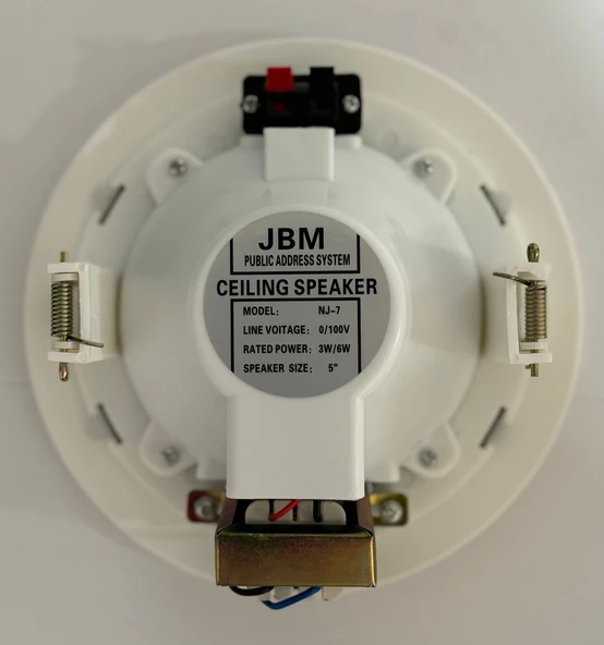 JBM NJ-7 13CM TRAFOLU BEYAZ 100W TAVAN HOPARLÖR - 2