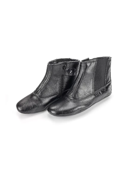 Hakiki Dana Derisi Kalın Tabanlı Mest – Astarlı, Fermuarlı ve Lastikli