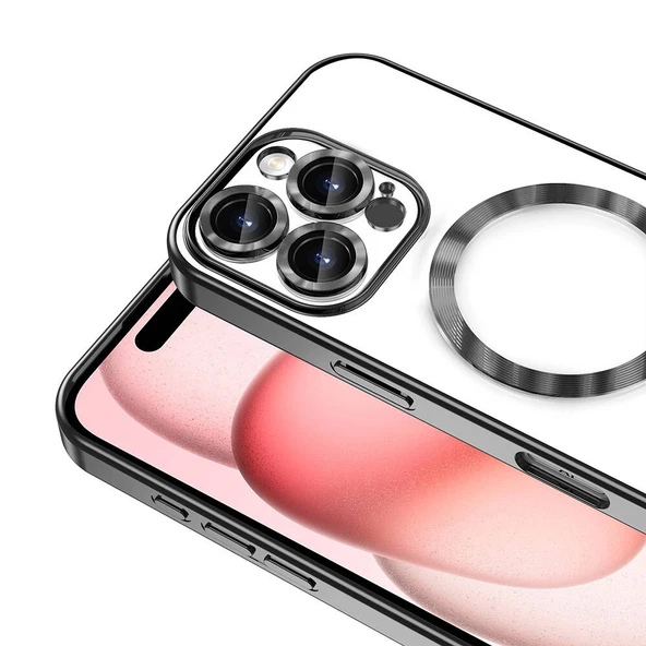 Gpack Apple iPhone 16 Pro Max Kılıf Demre Renkli Silikon Magsafe Wireless Şarj Özellikli - 2