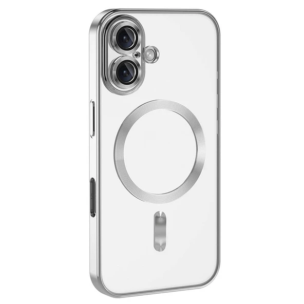Gpack Apple iPhone 16 Kılıf Demre Renkli Silikon Magsafe Wireless Şarj Özellikli - 5