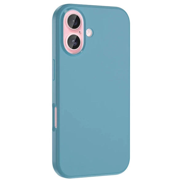 Gpack Apple iPhone 16 Kılıf Magsafeli Silinebilir Sert Silikon Kivi Kapak - 6