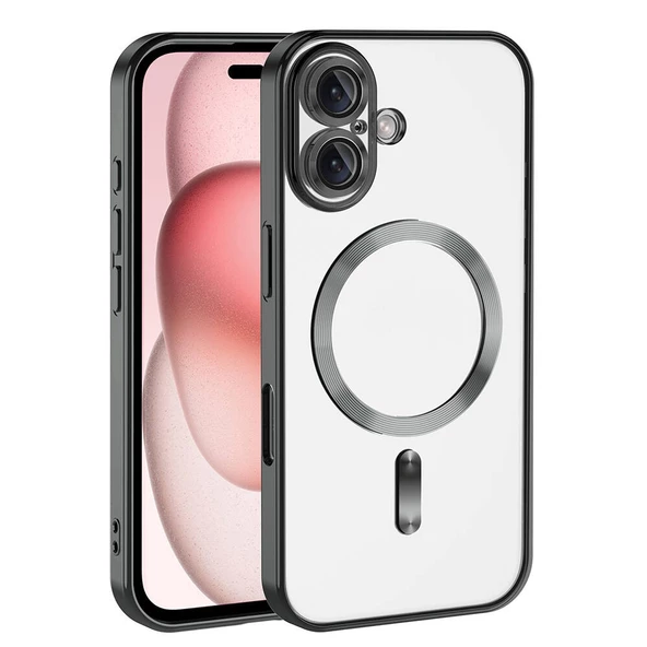 Gpack Apple iPhone 16 Plus Kılıf Demre Renkli Silikon Magsafe Wireless Şarj Özellikli - 3