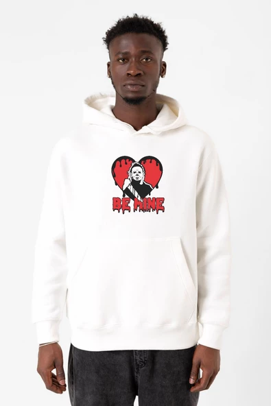 Be Mine Michael Myer Beyaz Erkek 3ip Kapşonlu Sweatshirt