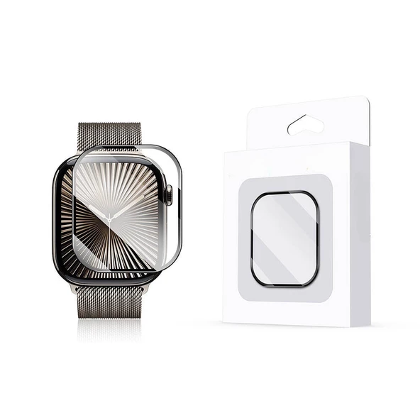 Gpack Apple Watch 10 42mm Uyumlu Ppma Ekran Koruma Siyah