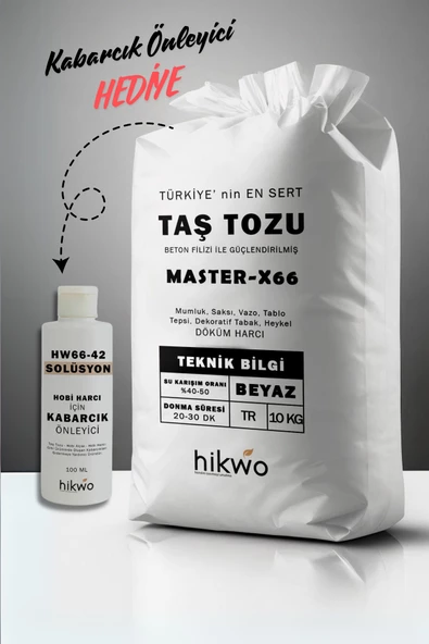 Master-X66 Yeni Nesil Ultra Güçlü Taş Tozu - Hobi Harcı 5 KG