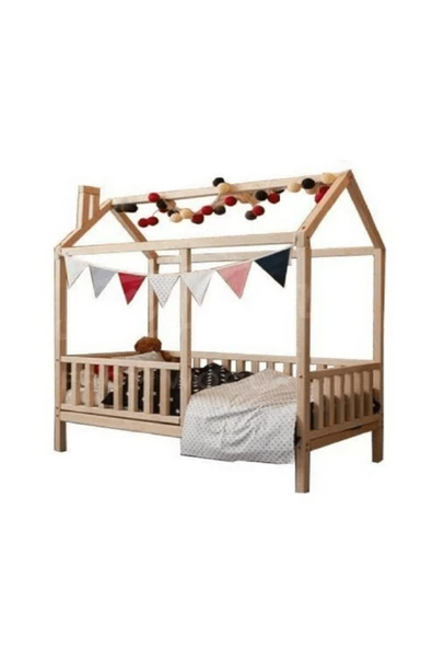 100x200 Yatak Uyumlu Çatılı Montessori Yatak