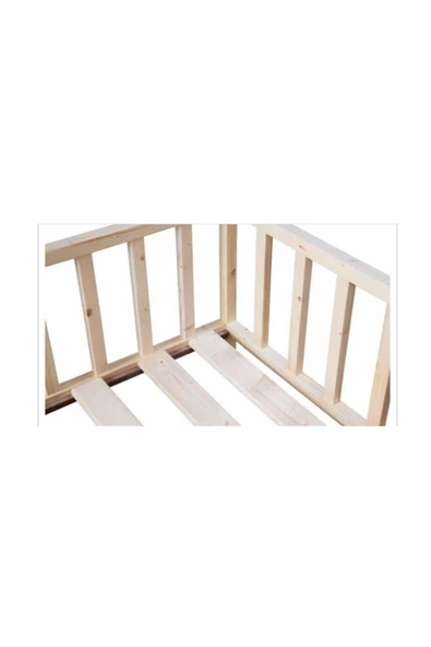 KÖŞK MOBİLYA Montessori Yatak Çam Ağacı - 4
