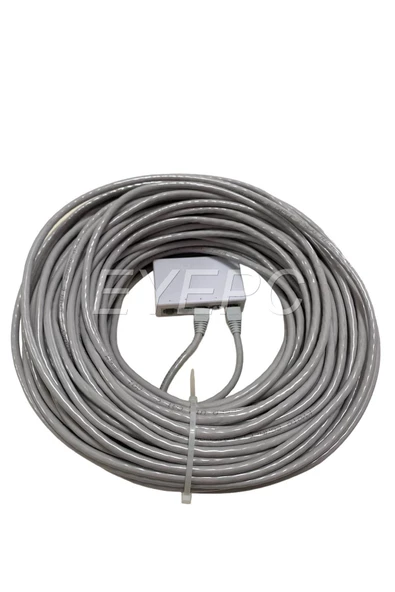 1 Giriş 4 Çıkışlı Internet Dağıtıcı Çoğaltıcı Port Kablolu+2 ADET 10 METRE CAT6 KABLO M09 - 4