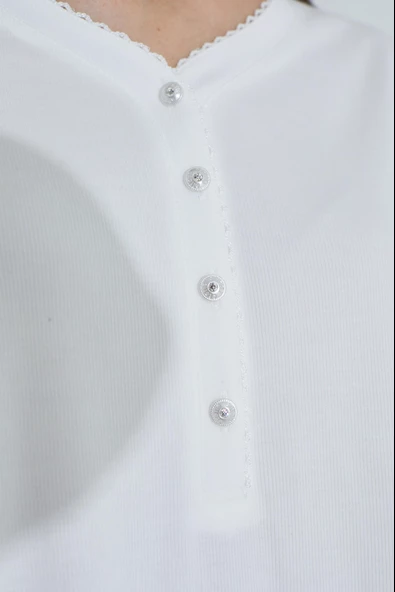 Bambu Uzun Kol Hamile Lohusa Pijama Takım 30231-30235 - Resim 11