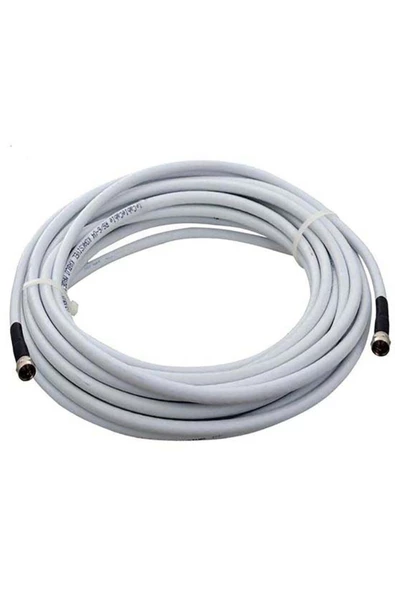 20 Metre Uydu Çanak Anten Kablosu 20 Mt Kalın Saçaklı Yerli Üretim Kaliteli Hazır Uçlu Tak Çalıştır ürün görseli 1