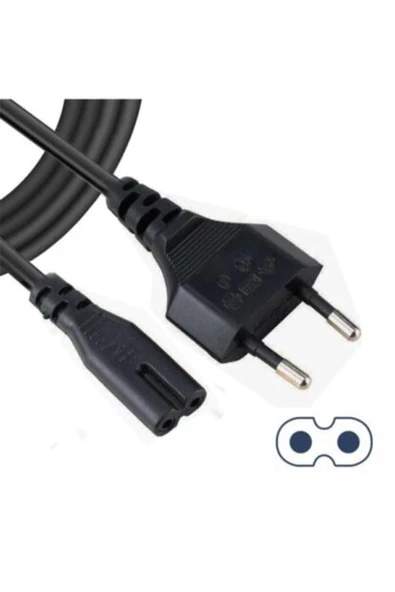 1.5mt 1.5 Metre Ps3|ps4 Güç Kablosu Teyp Power Güç Kablosu Kablo Çift Oluklu - 3