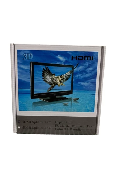 1 In 2 Out Hdmi Splitter Çoklayıcı Çoklama 4k 1080p 2 Port - 3
