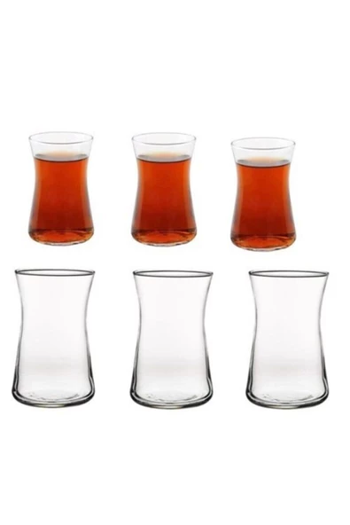 Paşabahçe 6'lı Heybeli Çay Bardağı