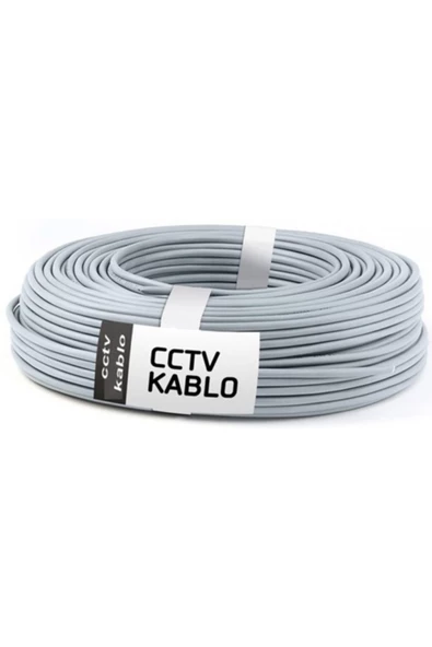 100mt 100 Metre Yerli Imalat Analog Ahd Güvenlik Kamera Cctv Kablosu 2 1 Cctv Kaplo