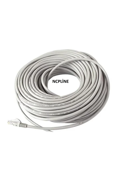 100 Metre Cat6 Kablo Network Kablo Modem Pc Arasi Uydu Smart Tv Uyumlu 100mt ürün görseli 1