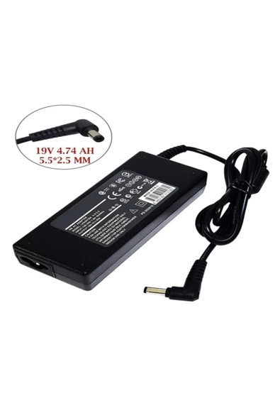 Asus Notebook Adaptör Şarj Aleti 19v 4.74 A 5.5*2.5 Mm