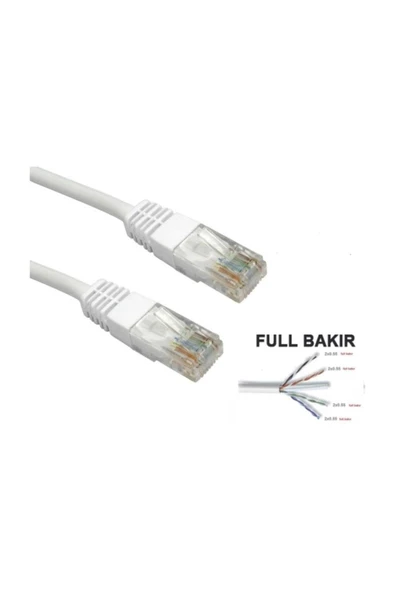 Cat6 Kablo 10 Metre Data/internet/modem/ethernet Kablosu