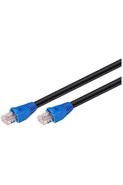 60 Metre 60 Mt Internet Kablosu Cat 6 Kalın Bakır Kablo Hazır Yapılı Dış Ortam Uyumlu - 2